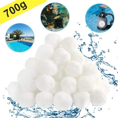 700g Swimming Pool Iffiltra Blalen tal-Midja li jistgħu jerġgħu jintużaw Akkwarju & Pool Filter Balls