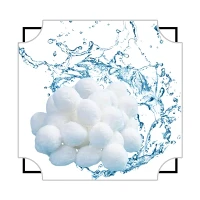 Kwalità Għolja Bundled Fiber Ball 50MM Grad Industrijali għat-Trattament tal-Ilma Polyester Fiber Ball Għall Pillow U Kuxxin