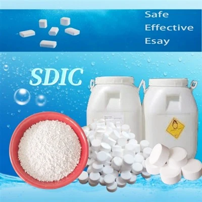 25kg Granulari 8-30malji Trab Sodium Dichloroisocyanurate Trattament tal-Ilma Kimiċi SDIC
