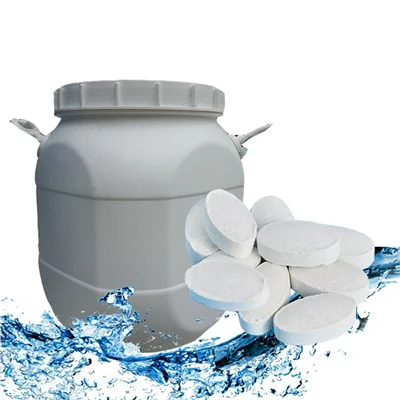 45kg tal-plastik tanbur Bliċ Trattament ta 'l-ilma tal-kalċju ipoklorit granulari għat-trattament ta' l-ilma
