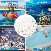 Aquarium Filterball Sand Sostituzzjoni Polyester Fiber Ball Pool Filtru Tindif Ball