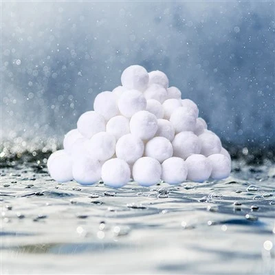 Filtru Blalen Industrija Xita Wastewater Treatment Magni li Nagħmlu Filter Media Polyester Fiber Ball
