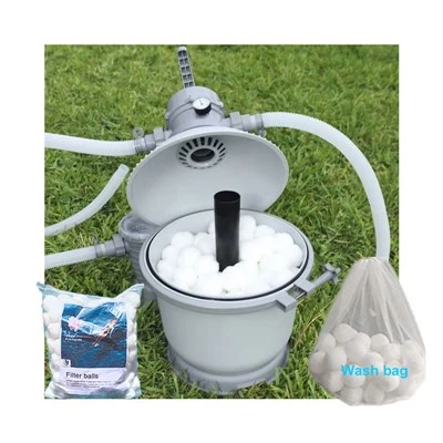 Poo Iffiltra Media 100% Polyester Fiber Ball Sand Filter 700g Filter Ball Fit Swimming Pool Apparat tat-Tindif